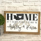 Home State Coordinates Sign - Realtor Closing Gift - Housewarming Gift