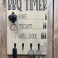 BBQ Sign - BBQ Timer - Outdoor Decor - Patio Decor - Gifts for Him