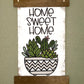 Welcome Home - Succulent Sign - Plant Decor - Entryway Decor - Plant Lovers