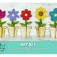 DIY 3D Standing Flower Pot - Spring DIY Kit - Unfinished Wood Blanks - Kids Craft