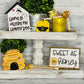 Bee Tiered Tray Set - Bee Tray Decorations - Tier Tray - Farmhouse Decor