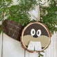 Wood Slice Ornament - Animal Christmas Ornament - Woodland Animals - Christmas Tree Decorations