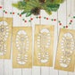 Santa's Boot Print Wood Stencil - Christmas Morning - Santa Claus Footprint Stencil - Reusable Stencil