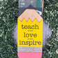 Teacher Gift Card Holder - Pencil Ornament - Teacher Appreciation - Christmas Gift Idea