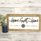 Home Sweet Home Coordinates Sign